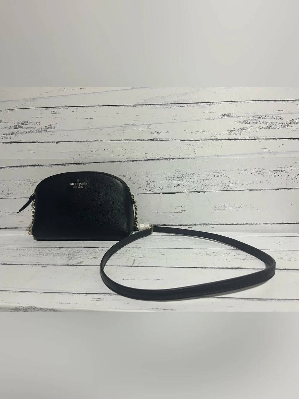 Kate Spade Hilli Cameron Black Saffiano Leather Crossbody Bag K5994 NWT